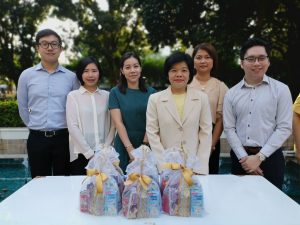 สอวช. ร่วมพิธีทำบุญตักบาตรเนื่องในวันขึ้นปีใหม่ พุทธศักราช ๒๕๖๓