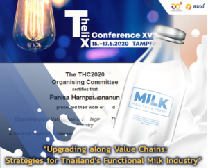 Upgrading along Value Chains: Strategies for Thailand’s Functional Milk Industry