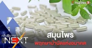 The NEXT คลื่นอนาคต ตอน “สมุนไพร พฤกษาบำบัดแห่งอนาคต”