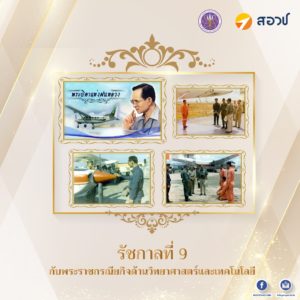 รัชกาลที่ 9 กับพระราชกรณียกิจด้านวิทยาศาสตร์และเทคโนโลยี