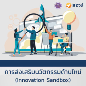 การส่งเสริมนวัตกรรมด้านใหม่ (Innovation Sandbox)