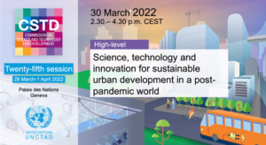 NXPO President gives an addreses at the 25th Session of the United Nations Commission on Science and Technology for Development 