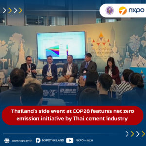Thailand’s side event at COP28 features net zero emission initiative by Thai cement industry 