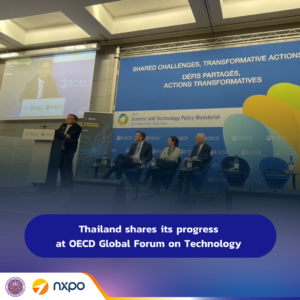 Thailand shares its progress at OECD Global Forum on Technology 