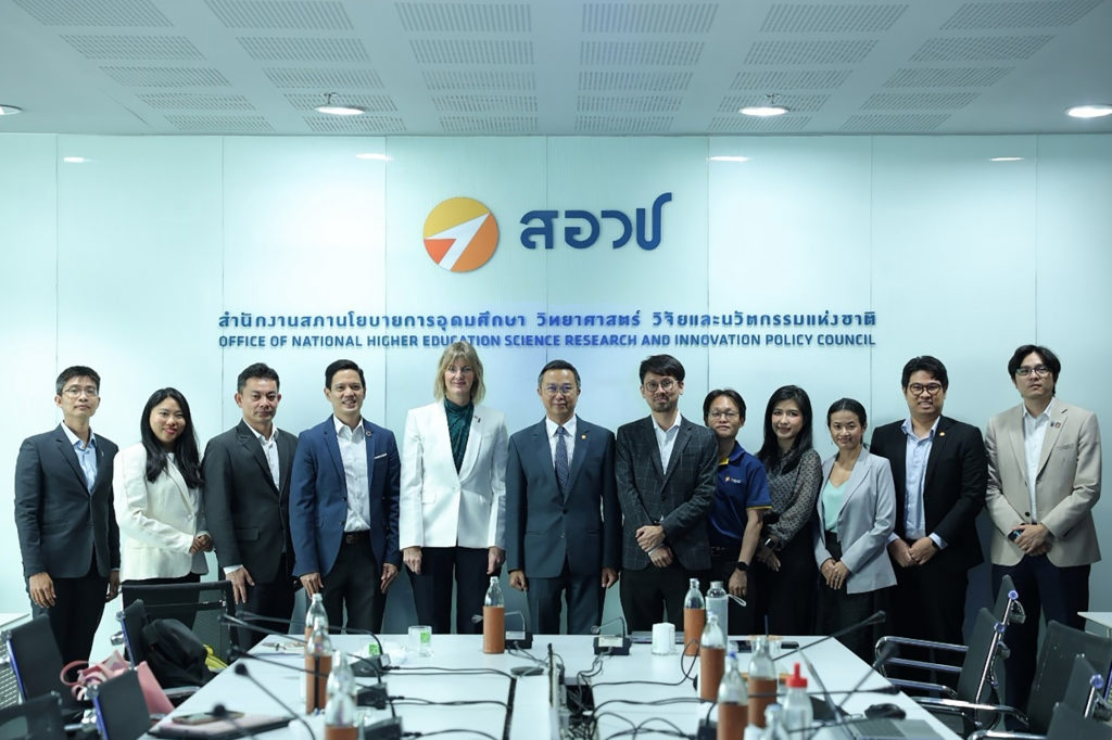 สอวช. หารือแลกเปลี่ยนความร่วมมือ Thailand Policy Lab ภายใต้ UNDP