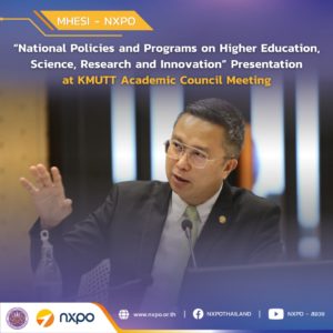 MHESI-NXPO presents National Policies, Programs, and Support Mechanisms for Higher Education, Science, Research and Innovation