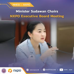 Minister Sudawan chairs NXPO Executive Board Meeting