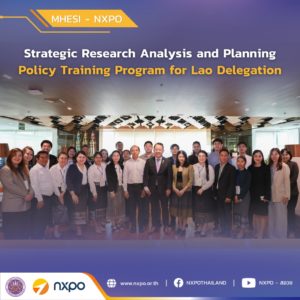 MHESI-NXPO welcomes Laos delegation for policy study training program