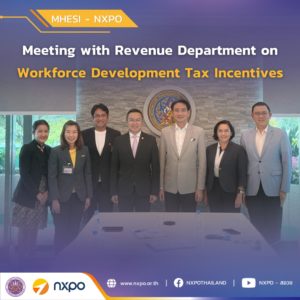 MHESI-NXPO and Revenue Department discuss workforce development tax incentives