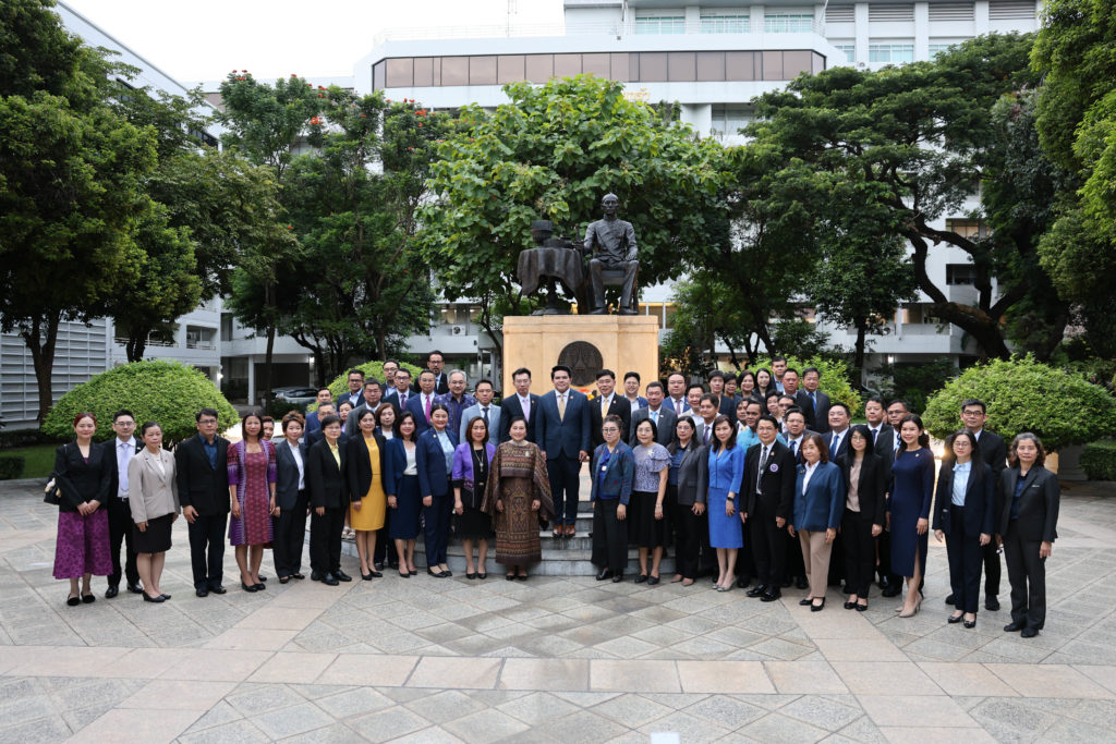 แสดงความยินดีและให้การต้อนรับ นายสุรศักดิ์ พันธ์เจริญวรกุล ในโอกาสเข้ารับตำแหน่งรัฐมนตรีว่าการกระทรวง อว.