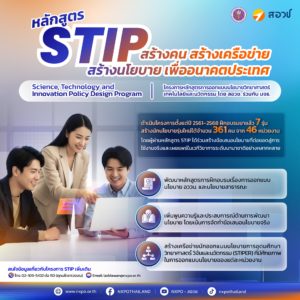 หลักสูตร “STIP” สร้างคน สร้างเครือข่าย สร้างนโยบาย เพื่ออนาคตประเทศ
