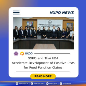 NXPO and Thai FDA accelerate development of positive lists for food function claims