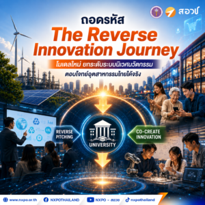ถอดรหัส The Reverse Innovation Journey โมเดลใหม่ ยกระดับระบบนิเวศนวัตกรรม ตอบโจทย์อุตสาหกรรมไทยได้จริง
