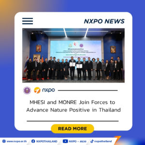 MHESI and MONRE join forces to advance Nature Positive in Thailand