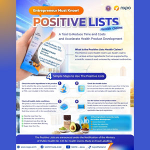 Positive Lists Health Claims: A Tool to Reduce Time and Costs and Accelerate Health Product Development